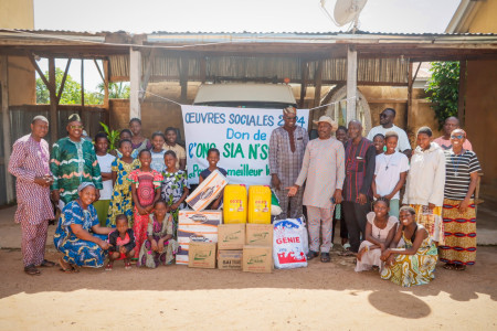 Œuvres sociales 2024 : L’ONG SIA N’SON-DC aux côtés des enfants orphelins de Parakou.