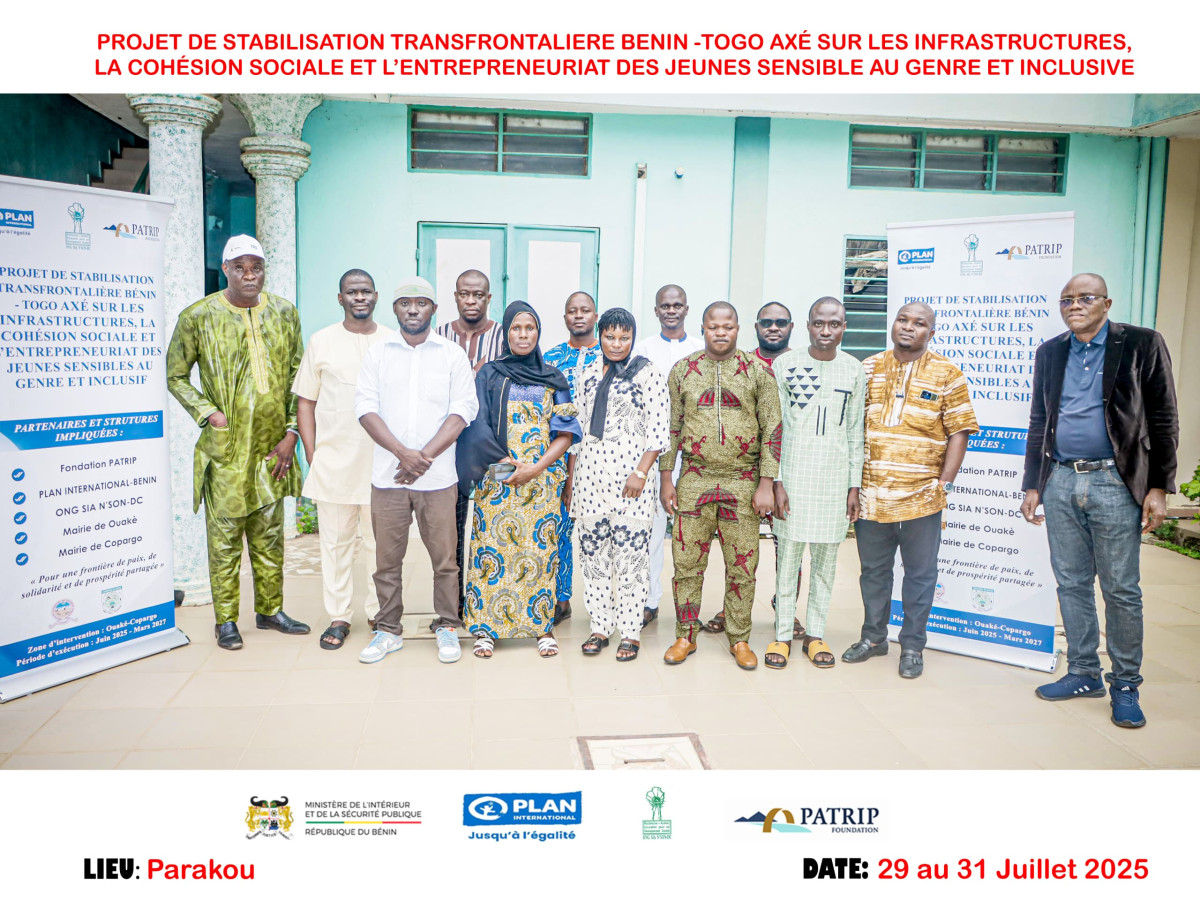 Projet de Stabilisation Transfrontalière Benin-Togo axé sur les infrastructures, la Cohésion Sociale et l'entrepreneuriat des Jeunes Sensibles au Genre et Inclusif : Atelier de formation sur la Sauvegarde selon le modèle des 5P