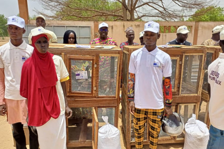 Des AGR pour plusieurs jeunes des communes de Banikoara, Karimama et Kérou grâce au projet jeunes pour la paix de l'ONG SIA N'SON-DC